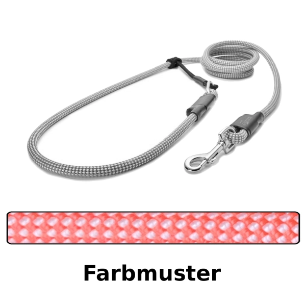EASYLONG Hundeleine - M - 3m - lachs